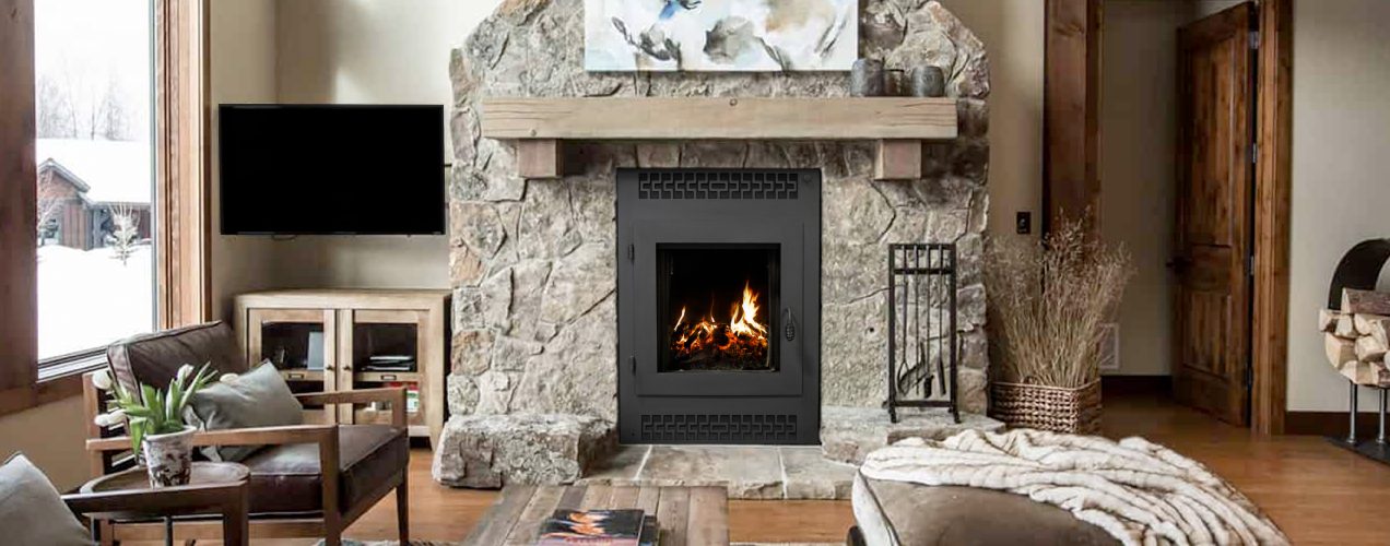 Acucraft American See-Through Wood Fireplace - Image 19
