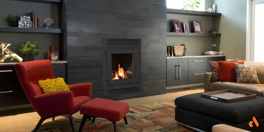 Acucraft American See-Through Wood Fireplace - Image 9